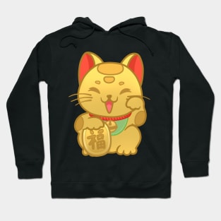 Golden Maneki Neko Hoodie